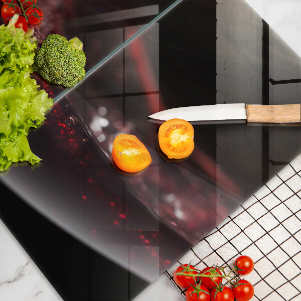 Skärbräda glas Rött vin glas