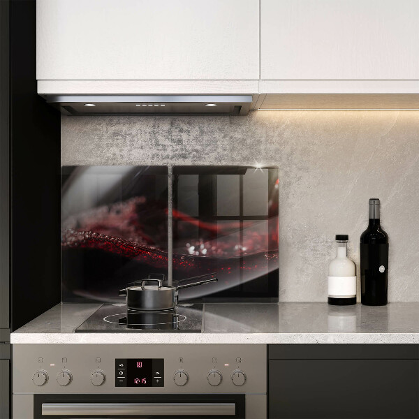 Skärbräda glas Rött vin glas