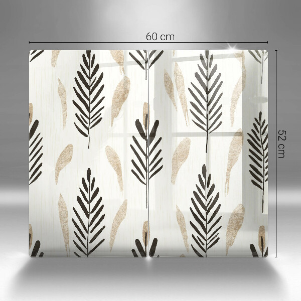 Skärbräda glas Boho växter