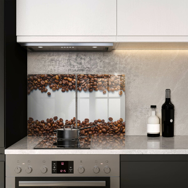 Skärbräda glas Kaffebönor