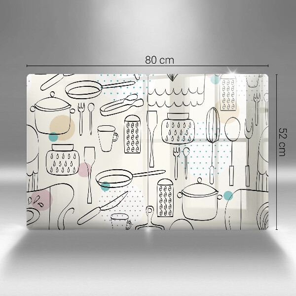 Skärbräda glas Kökstillbehör