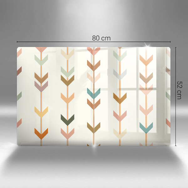 Skärbräda glas Geometriska element