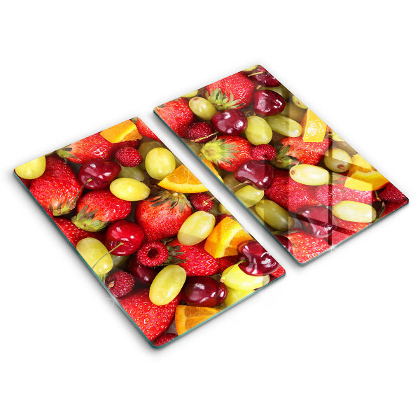 Skärbräda glas Sommarens frukter
