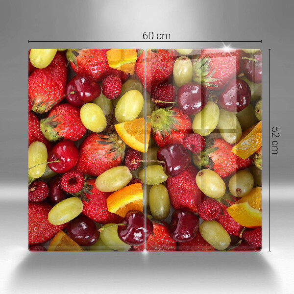 Skärbräda glas Sommarens frukter