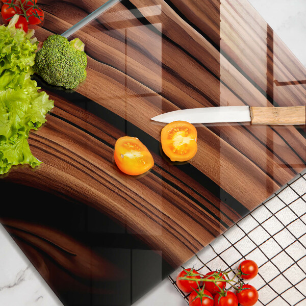 Skärbräda glas Trästruktur