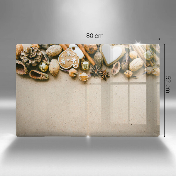 Skärbräda glas Juldekorationer