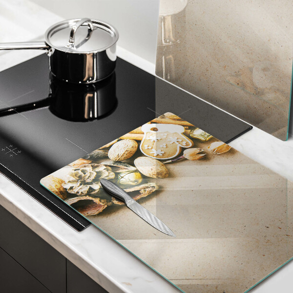 Skärbräda glas Juldekorationer