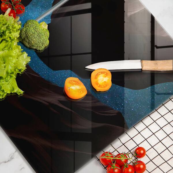 Skärbräda glas Stjärnklar himmel