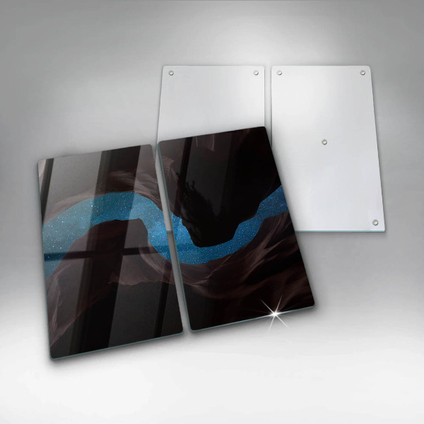 Skärbräda glas Stjärnklar himmel