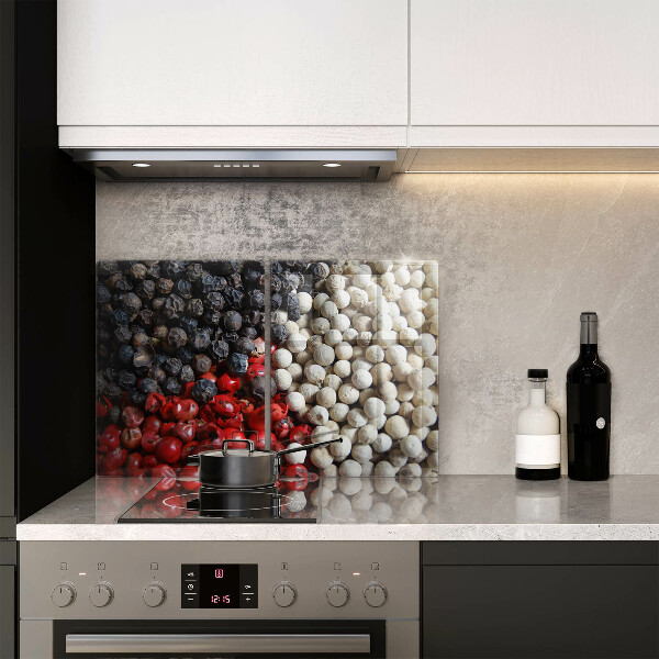 Skärbräda glas Svartpeppar