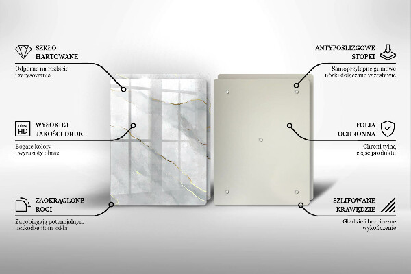 Skärbräda glas Sten textur