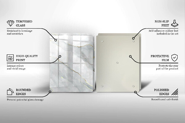 Skärbräda glas Sten textur