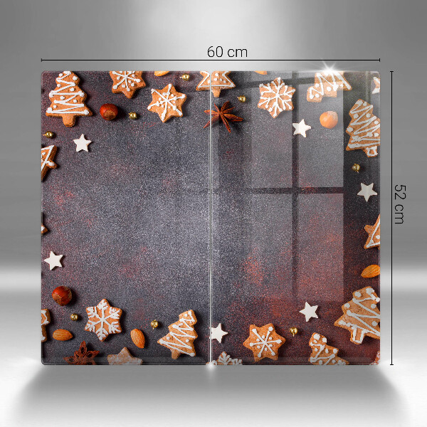Skärbräda glas Jul pepparkakor