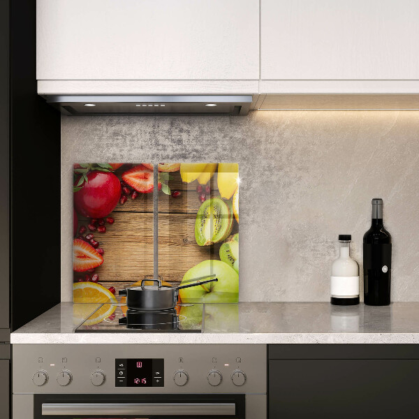 Skärbräda glas Färsk frukt