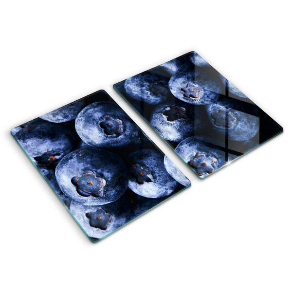 Skärbräda glas Närbild av bär