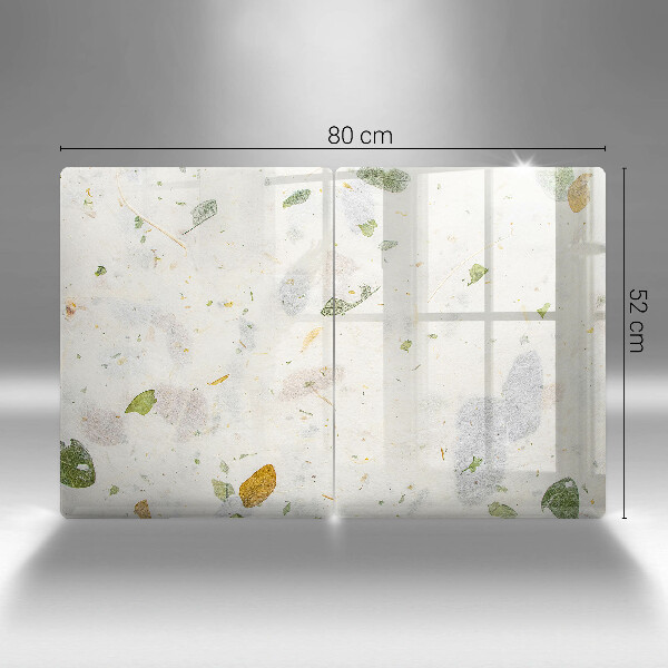 Skärbräda glas Fallande löv
