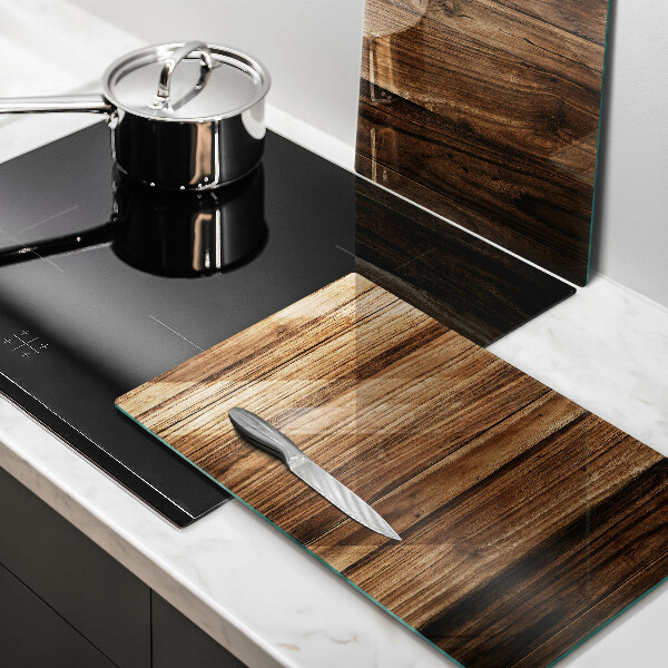 Skärbräda glas Trästruktur