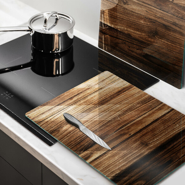 Skärbräda glas Trästruktur