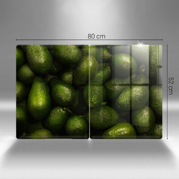 Skärbräda glas Avokado frukt