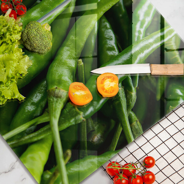 Skärbräda glas Ärtskidor