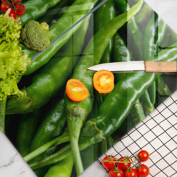 Skärbräda glas Ärtskidor