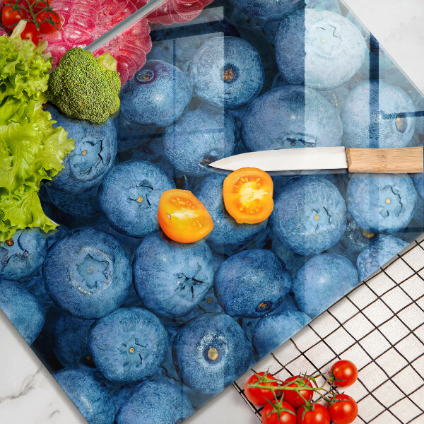 Skärbräda glas Hallon och blåbär