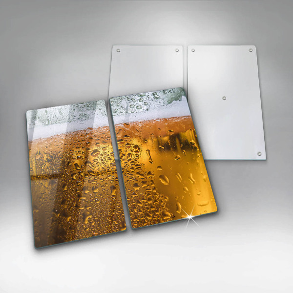 Skärbräda glas Blöt glas öl