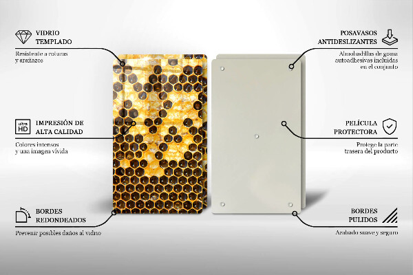 Skärbräda glas Vaxkaka