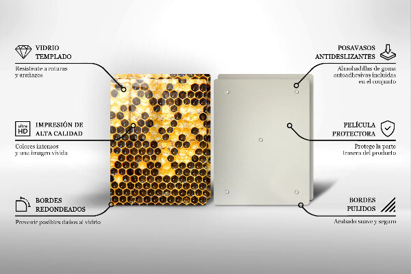 Skärbräda glas Vaxkaka