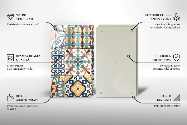 Skärbräda glas Dekorativa plattor