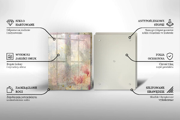 Skärbräda glas Måla textur bakgrund