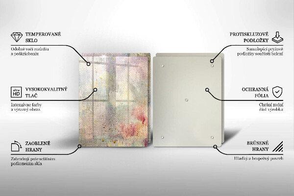 Skärbräda glas Måla textur bakgrund