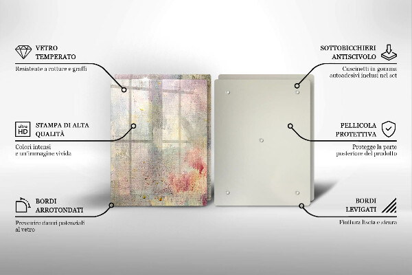 Skärbräda glas Måla textur bakgrund