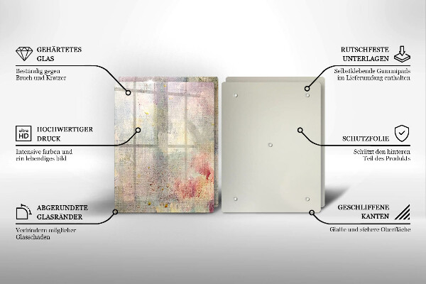 Skärbräda glas Måla textur bakgrund