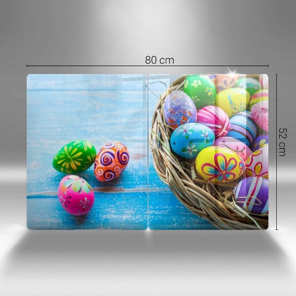 Skärbräda glas påskägg