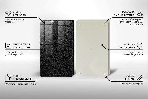 Skärbräda glas rock textur