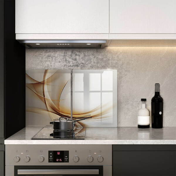 Skärbräda glas Abstraktionsformer