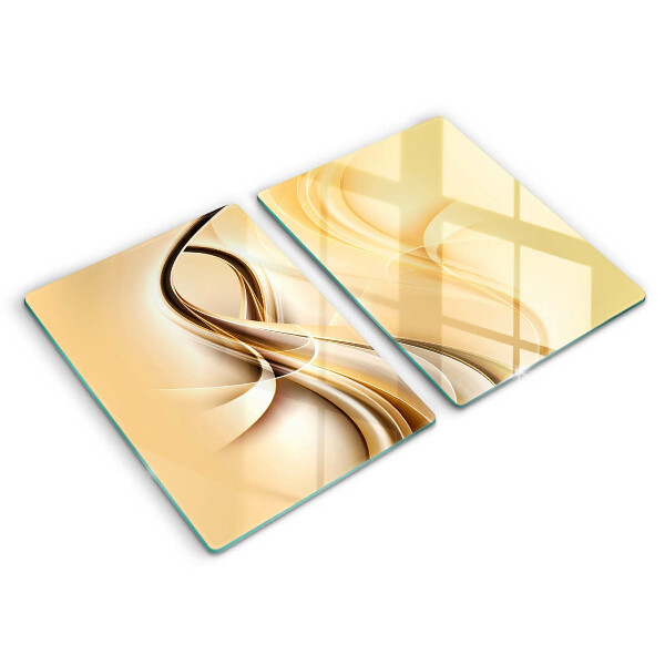 Skärbräda glas Abstrakt rök