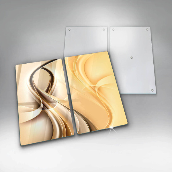 Skärbräda glas Abstrakt rök