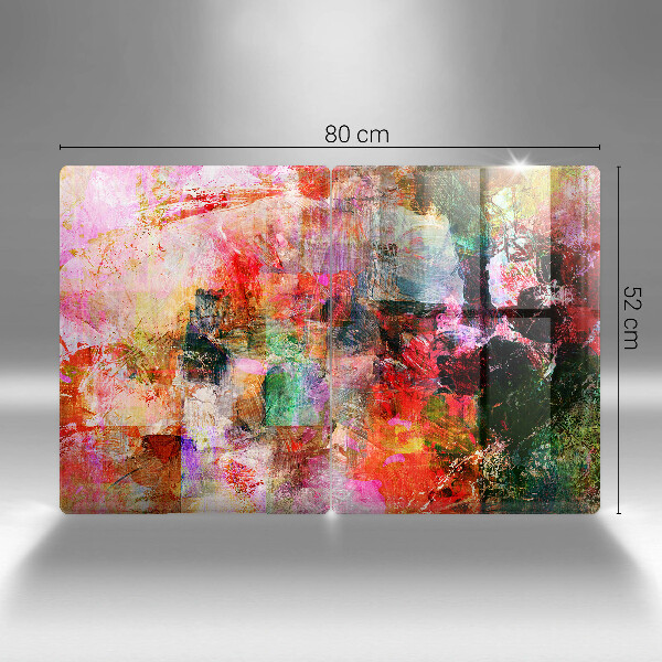 Skärbräda glas Måla abstraktion