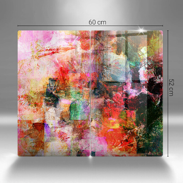 Skärbräda glas Måla abstraktion