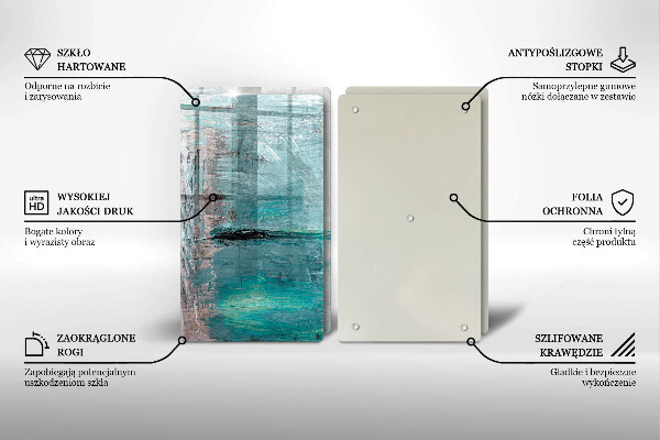 Skärbräda glas Bakgrund abstrakt färg