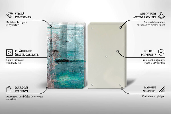 Skärbräda glas Bakgrund abstrakt färg