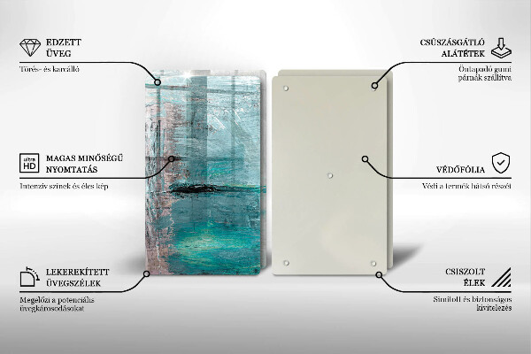 Skärbräda glas Bakgrund abstrakt färg