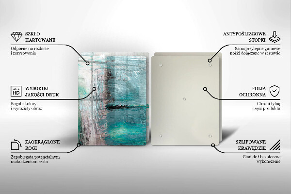 Skärbräda glas Bakgrund abstrakt färg
