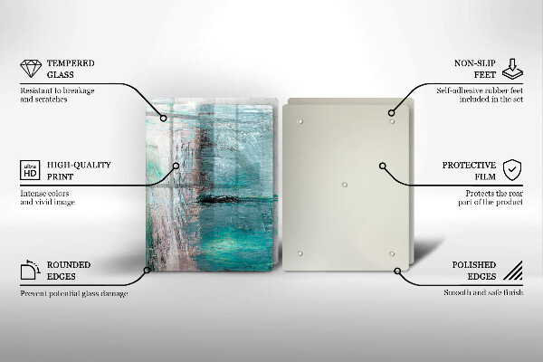 Skärbräda glas Bakgrund abstrakt färg