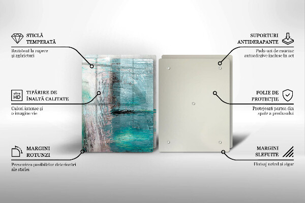 Skärbräda glas Bakgrund abstrakt färg