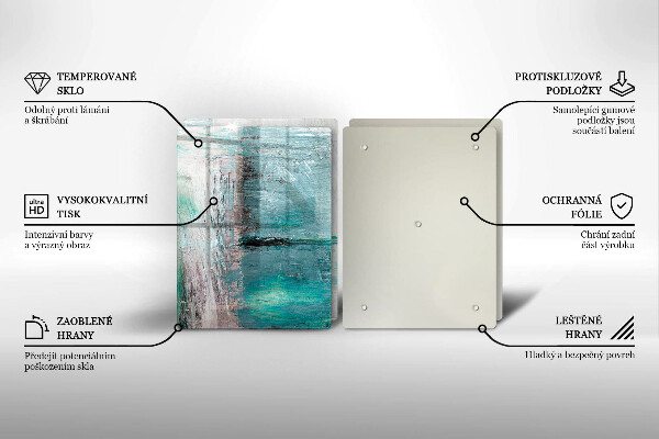 Skärbräda glas Bakgrund abstrakt färg