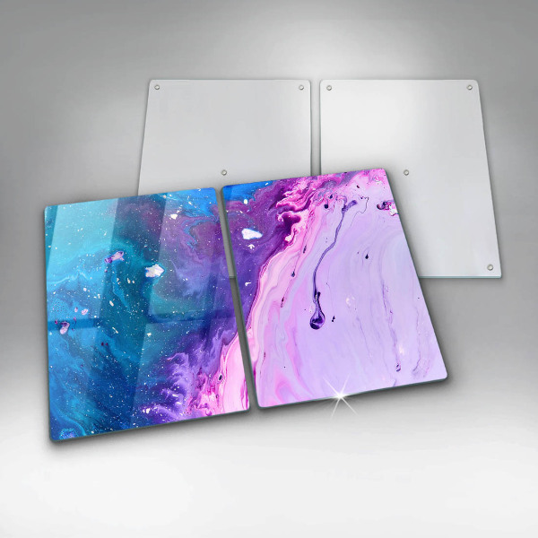 Skärbräda glas Abstraktion bläck