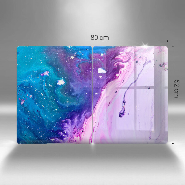 Skärbräda glas Abstraktion bläck